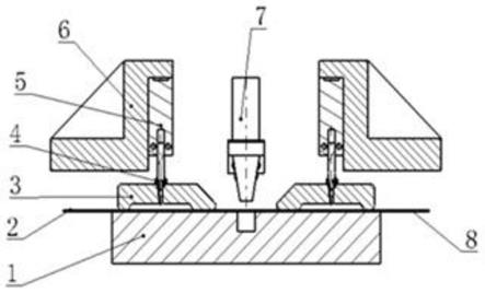 一种激光焊接对接拼缝错边自动调整装置和方法与流程