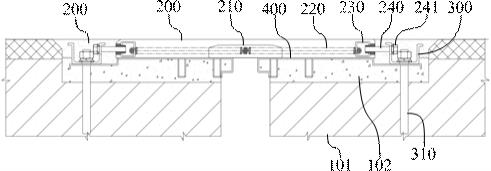 基于串联式竖立跨缝钢板的多向变位桥梁伸缩装置的制作方法