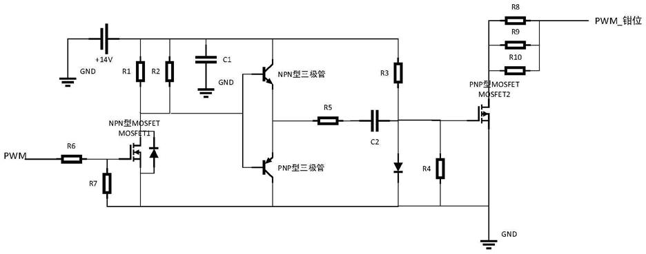 一种DCDC上用于防止MOSFET管过压击穿的有源钳位电路的制作方法