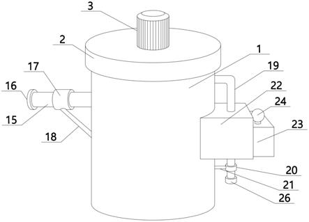 一种硫酸铜废液处理用便于支撑管道的蒸发装置的制作方法