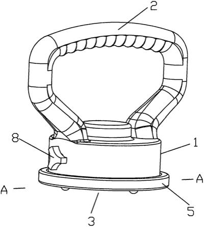一种具有健腹轮功能的壶铃的制作方法