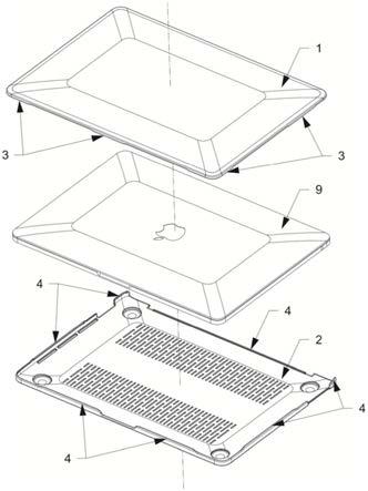 苹果笔记本电脑保护壳的制作方法