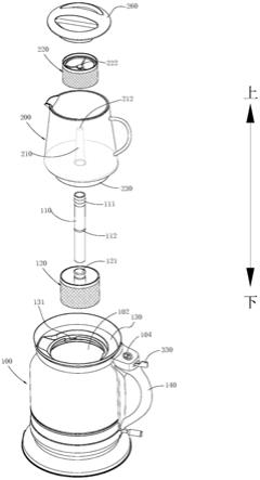 一种虹吸式冲泡装置的制作方法