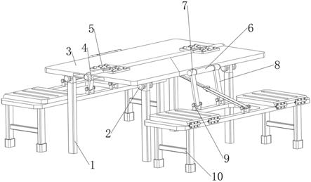 一种具有收纳座椅功能的家用折叠餐桌的制作方法