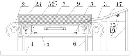 三七冻干生产用传输出料装置的制作方法