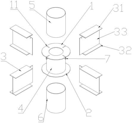 一种封闭腔体柱子与钢梁的直插式免螺栓连接节点的制作方法