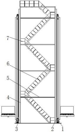 既有建筑电梯井道结构加建结构的制作方法