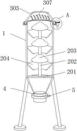 一种预拌抹灰砂浆生产用环保型防离析成品罐的制作方法