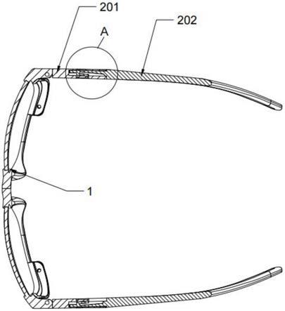 一种方便更换镜腿的眼镜架结构的制作方法
