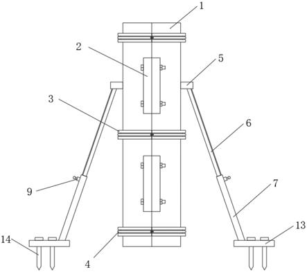 一种房建框架柱模板加固装置的制作方法