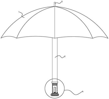 一种具有沥水烘干的防湿地雨伞的制作方法