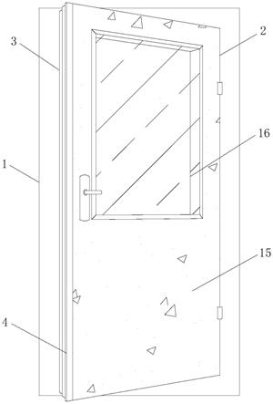 一种具有保护套的防紫外线钢质门的制作方法