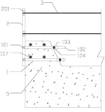 预制盖梁简易安全防护装置的制作方法