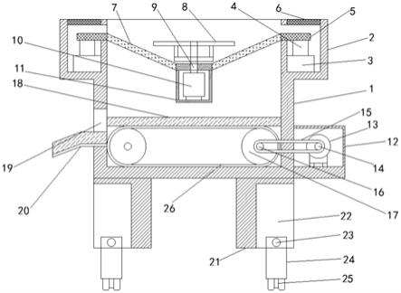 一种保温隔热建筑墙体加工用过筛装置的制作方法