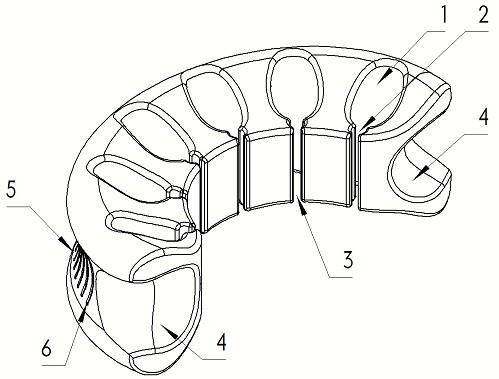 一种心电图机导联线夹持梳理装置的制作方法