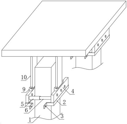 一种桥梁建筑底部防偏转加固组件的制作方法