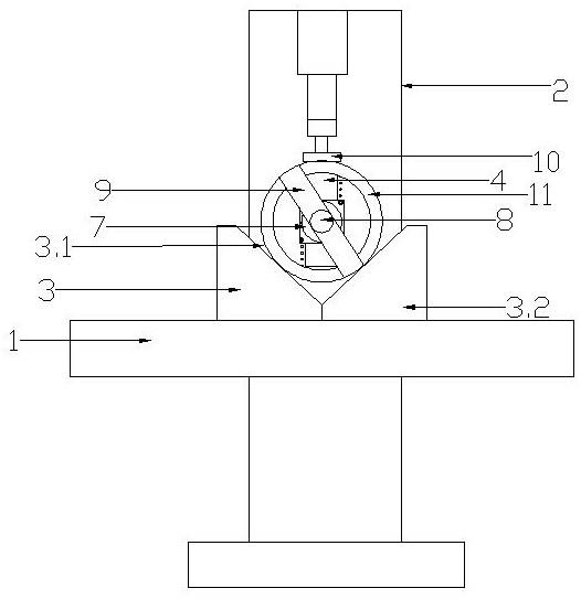 一种导向套铣平台面用新型夹具的制作方法