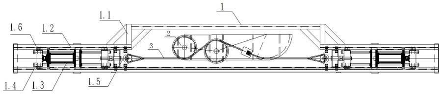 钢丝绳索具转向牵引动载试验装置的制作方法