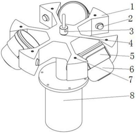 一种离心机的水平转子挂杯结构的制作方法