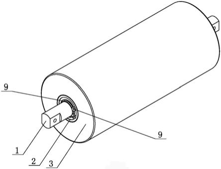 一种多级缓冲仿形高分子托辊的制作方法