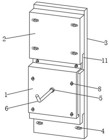 一种槽板挂钩锁紧结构的制作方法