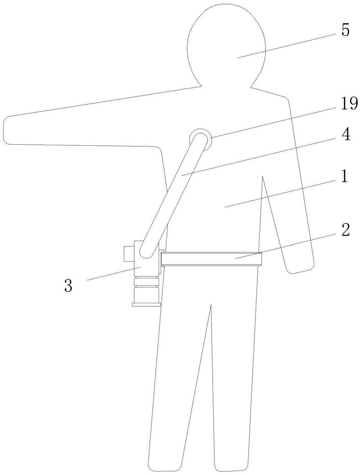 一种正压送风型医用防护服的制作方法