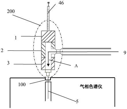 全自动一体式液相微萃取柱前分离气相检测装置及分离器的制作方法