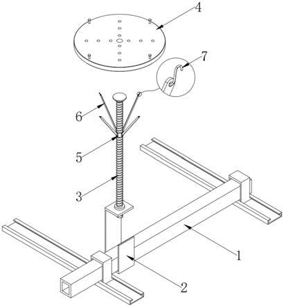 一种绿色建筑的稳固型装配式天花吊顶结构的制作方法