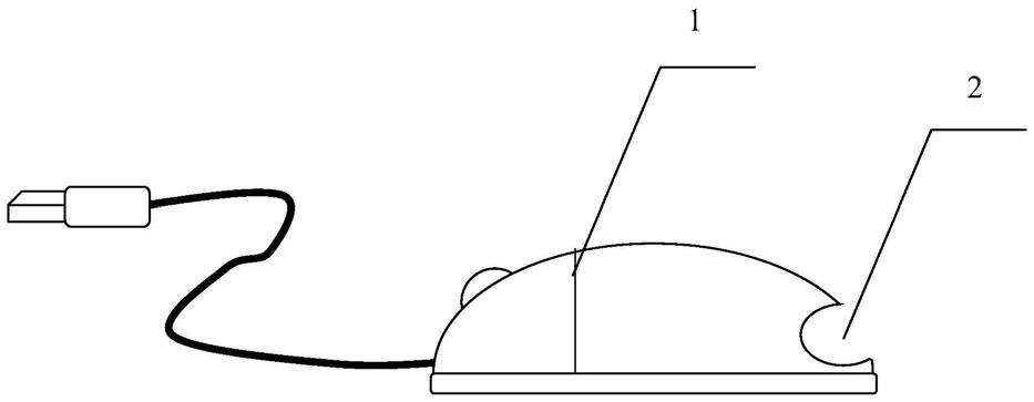 一种带缠绕部分的鼠标的制作方法
