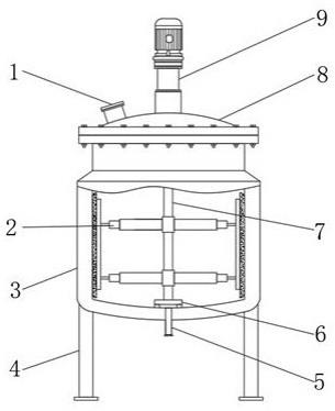 一种反应釜搅拌装置的制作方法