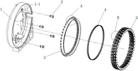一种大型圆盘刀库偏心调节支撑结构的制作方法