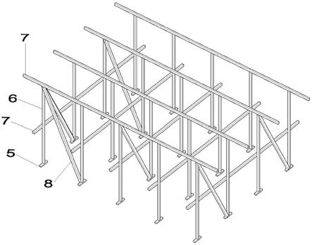 一种超厚筏板基础多层钢筋支撑架的制作方法