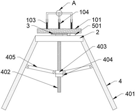 空气环境检测设备用支撑装夹机构的制作方法