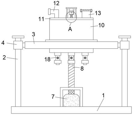 一种具有多出料口的塑料模具生产用浇注装置的制作方法