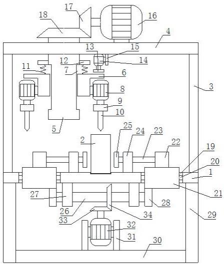 一种新型的钢结构加工用钻床的制作方法