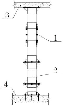 一种可调节式施工电梯基础回顶装置及施工方法与流程