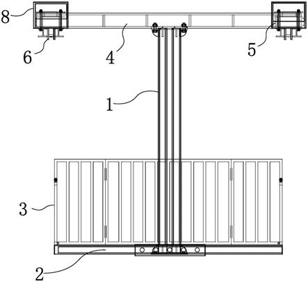 钢-混组合梁横梁安装移动吊篮的制作方法