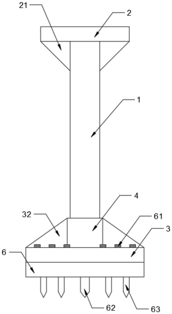 一种建筑用增强型支撑钢柱的制作方法