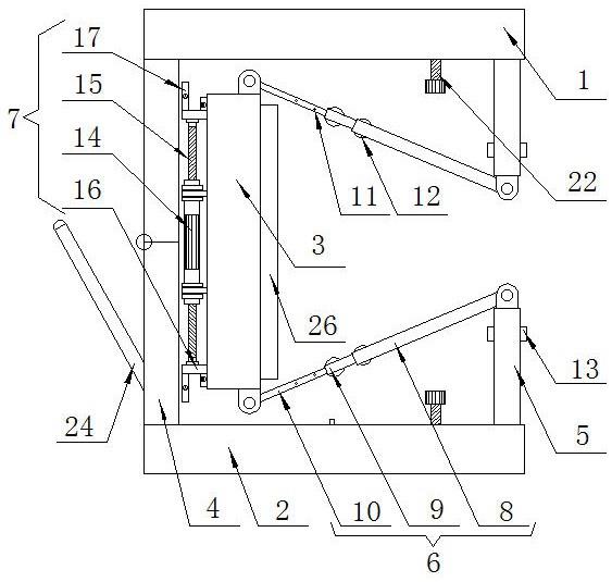 一种折叠变形式升降台的制作方法