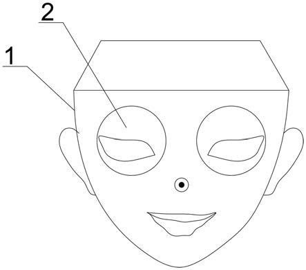 一种人偶可动眼结构的制作方法