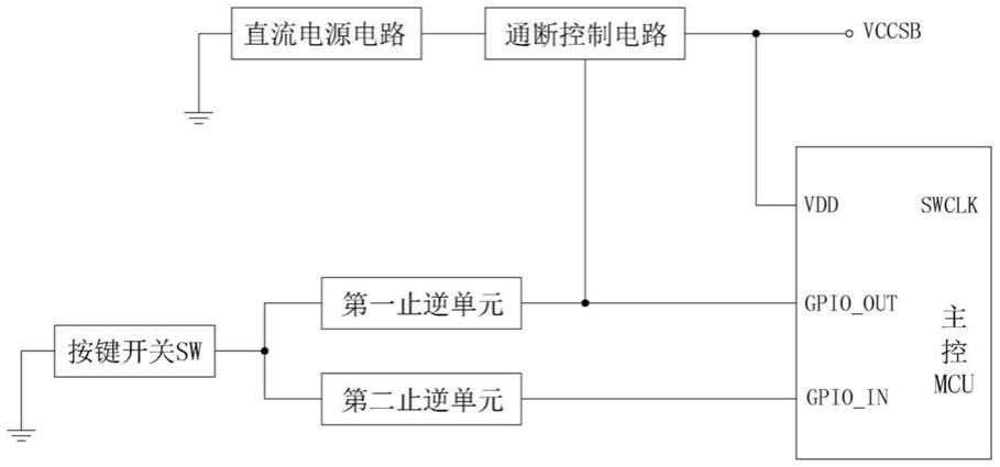 基于硬件的一键快速开关机电路及其工作方法与流程