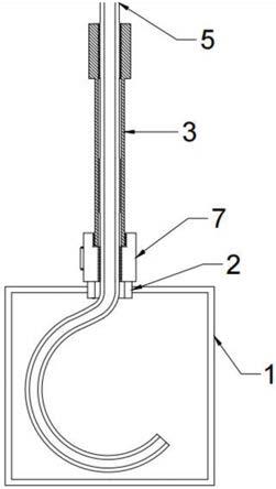 一种胸腔积液引流管与引流袋连接装置的制作方法