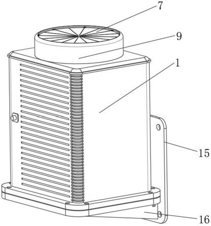 一种具有防尘功能的壁挂式空气源热泵的制作方法