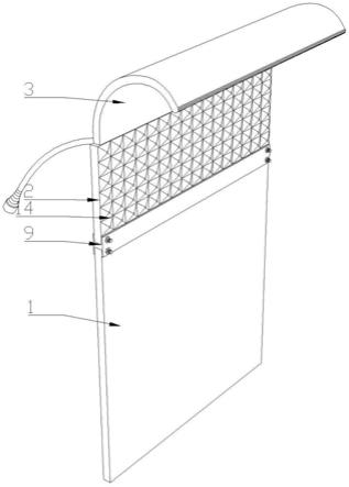 一种建筑工程围挡用除尘降噪装置的制作方法