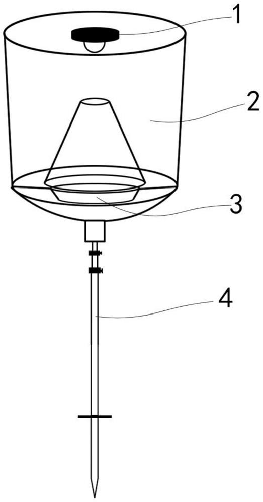 一种托举式可重复使用的捕蝇笼的制作方法