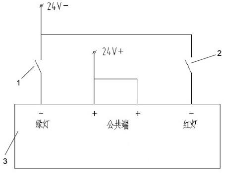 红绿双色梳齿照明灯的制作方法