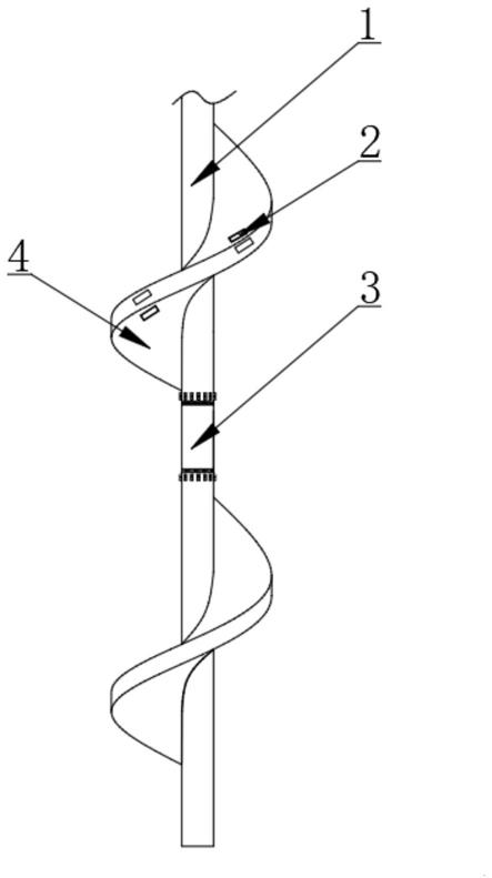 一种双螺旋混合机飞刀结构的制作方法
