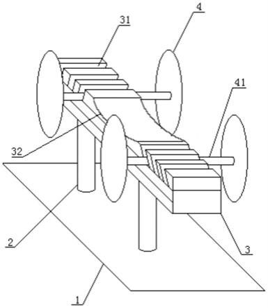 一种钢管焊缝射线检测辅助支撑滚轮架的制作方法