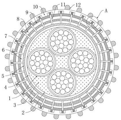 一种柔性耐高温绝缘防火电缆的制作方法