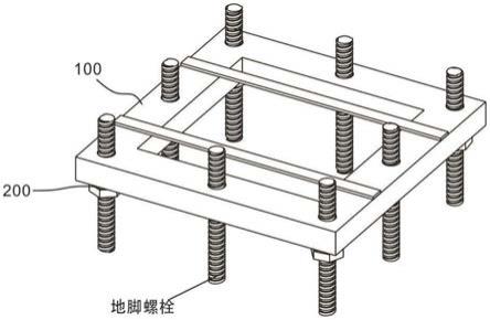 一种可重复利用的钢结构地脚螺栓安装支架的制作方法